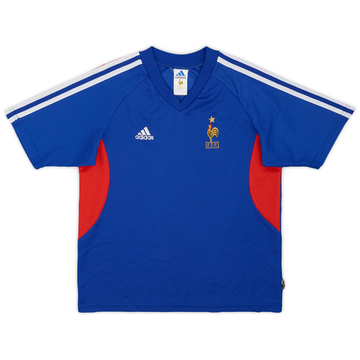2002-04 France Home Shirt - 7/10 - (M.Boys)