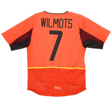 2000-02 Belgium Home L/S Shirt Wilmots #7 - 9/10 - (XL)