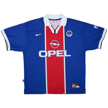 1997-98 Paris Saint-Germain Player Issue Away L/S Shirt - 9