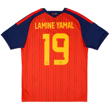 2024-25 Barcelona Home Shirt Lamine Yamal #19 - 6/10 - (L.Boys)