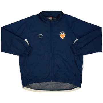 【激レア】現地購入Valencia C.F. 100周年 ジップアップジャケット 2000-01 Valencia Nike Hooded Rain Jacket - 7/10 - (L)