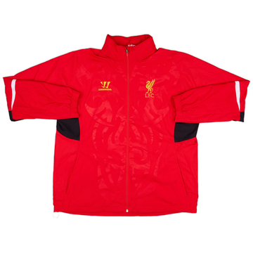 【優勝SALE!】リヴァプール Liverpool Warrior ジャケット 2013-14 Liverpool Warrior Track Jacket - 8/10 - (L)
