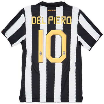 2010-11 Juventus Home Shirt Del Piero #10 - 8/10 - (L)