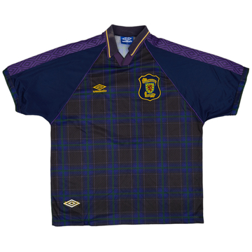 1994-95 Scotland Umbro Training Shirt - 9/10 - (M)