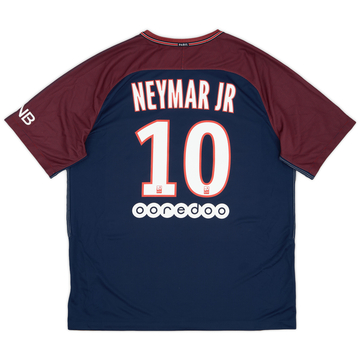 2017 18 Paris Saint Germain Authentic Home Shirt Neymar Jr 10 9 10 XL