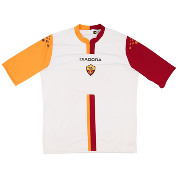 2005-06 Roma European Home L/S Shirt - 6/10 - (S)