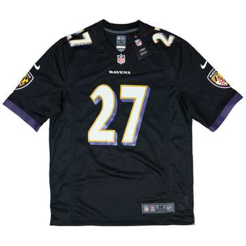 2018 23 Baltimore Ravens Jackson 8 Nike Game Home Jersey L