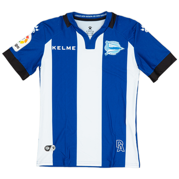 2017-18 Alaves Home Shirt - 7/10 - (XS)