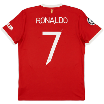 2021-22 Manchester United Home Shirt Ronaldo #7 - 8/10 - (L)