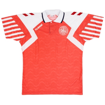 1992-93 Denmark Match Issue Home Shirt #2 (Vilfort)