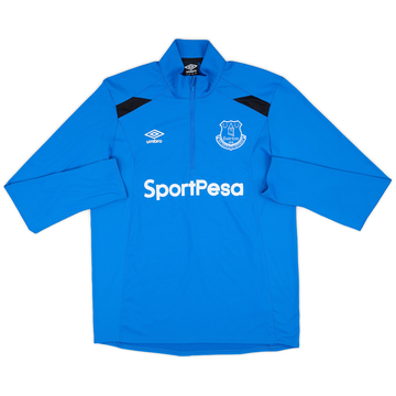 2018-19 Everton Umbro Top de entrenamiento 1/4 de cremallera - 8/10 - (L)