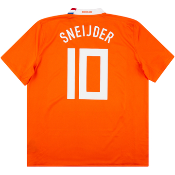 2010-11 Netherlands Player Issue Home Shirt Sneijder #10 - 8