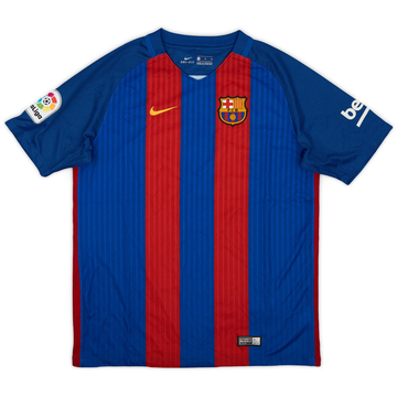 2016-17 Barcelona Home Shirt - 8/10 - (XL.Boys)