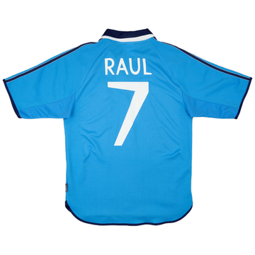 1999-01 Real Madrid Away Shirt Raul #7 - 6/10 - (M)