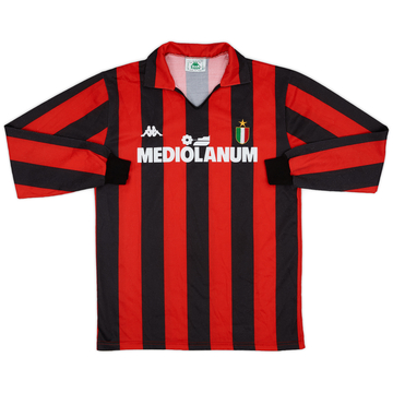 1988-89 AC Milan Home L/S Shirt #9 - 7/10 - (M) 1988-89 AC Milan Home L/S Shirt #9 - 7/10 - (M)