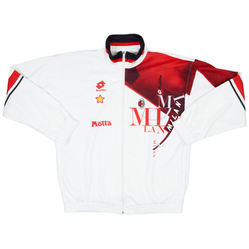 超美品 90s LOTTO x AC MILAN ナイロン トラックジャケットL