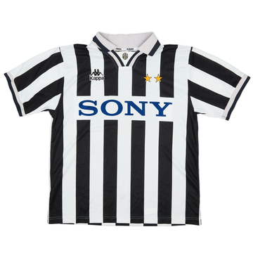 1995-97 Juventus Home L/S Shirt #9 - 7/10 - (XL)