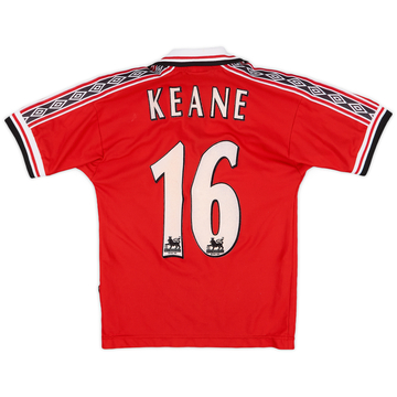 最高級のスーパー Shirt Home United Manchester 1998-00 Keane (M.Boys) - 6/10 - #16 ウェア