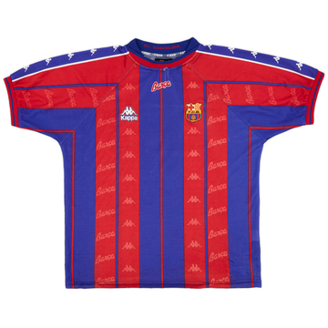 最後のタイムセール中‼️Barcelona 1997s~1998s ビンテージ 1997-98 Barcelona Home Shirt Dugarry #15 - 7/10 - (XL)