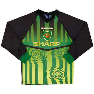 ウェア Manchester United 1997/98 Away Uniform 1997-99 Manchester United Away Shirt - 7/10 - (M.Boys)