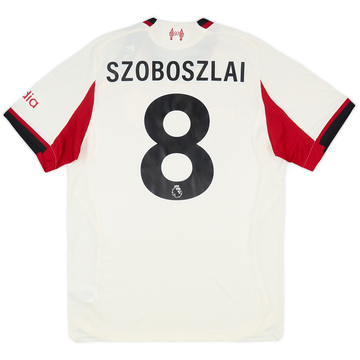 2025-26 Liverpool Away Shirt Szoboszlai #8