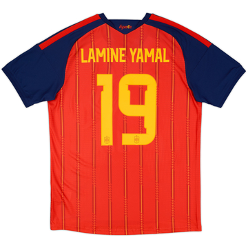 2026-27 Spain Home Shirt Lamine Yamal #19