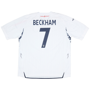 02日韓W杯 イングランド代表 7番BECKHAM ベッカム ユニフォーム 長袖