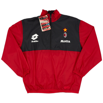 1994-95 AC Milan Lotto 1/4 Zip Drill Top - 8/10 - (M)
