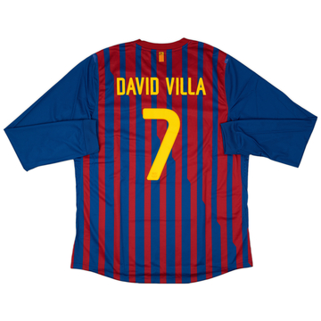 ホット セールの通販 David Shirt Home Barcelona 2010-11 Villa (M.Boys) - 9/10 - #7 ウェア