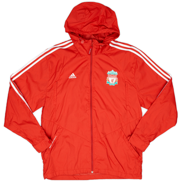 2007-08 Liverpool adidas CL Hooded Rain Jacket - 4/10 - (L)