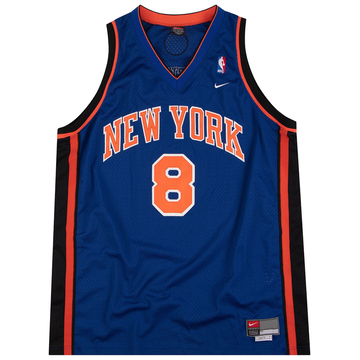 贅沢品 Reebok #8 Sprewell Knicks York New 2002-03 Jersey Y (Alternate) ウェア