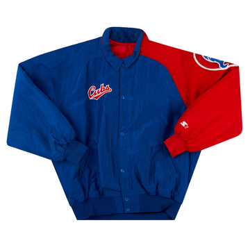 1990s Chicago Cubs Starter Satin Varsity Jacket L