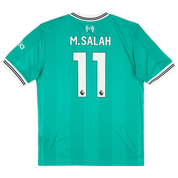 リバプールFC M. SALAH 11番 シャツ 2022-23 Liverpool Home Shirt M.Salah #11 - 8/10 - (L.Boys)