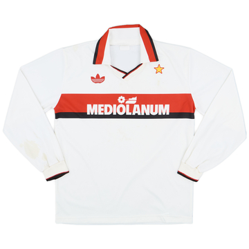 ACミラン 1990/91 復刻 アウェイ長袖シャツ No.10 1990-91 AC Milan Away L/S Shirt - 7/10 - (L)