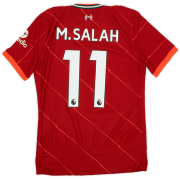 2021 22 Liverpool Authentic Home Shirt M.Salah 11 9 10 M