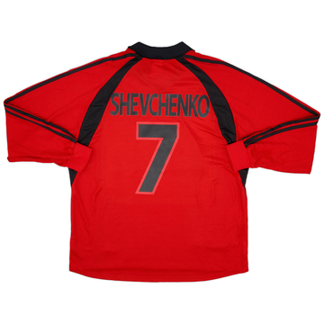 2001-02 AC Milan Third L/S Shirt Shevchenko #7 (XL)