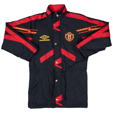 1994-95 Manchester United Umbro Rain Jacket - 9/10 - (L.Boys)