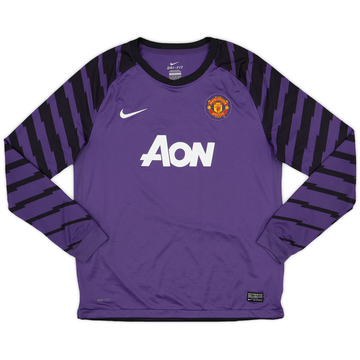 2010-11 Manchester United Purple GK Shirt - 8/10 - (XL.Boys)