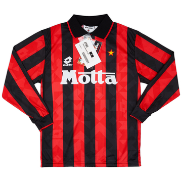 AC MILAN 93/94 ユニフォーム 1994-95 AC Milan Home Shirt - 9/10 - (M)