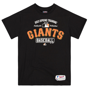 2015 San Francisco Giants Hall of Fame Members Majestic Tee 9 10 M