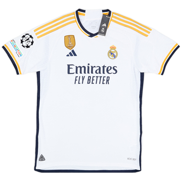 2023-24 Real Madrid Authentic Home CL Shirt (M) 2023-24 Real Madrid Authentic Home CL Shirt (M)