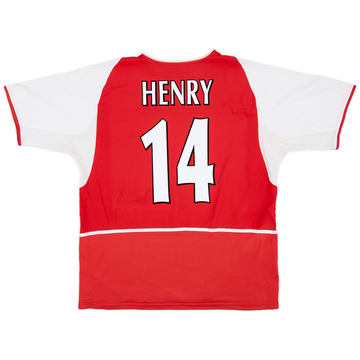 特別オファー 2002-04 Arsenal Home Shirt Henry #14 - 6/10 - (L) トップス