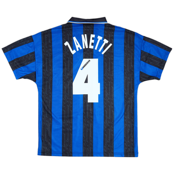 1996-97 Inter Milan Home Shirt Zamorano #9 - 8/10 - (L)