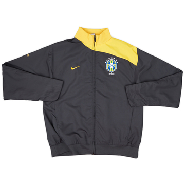 2008-09 Brazil Nike Retro Track Jacket - 9/10 - (L)