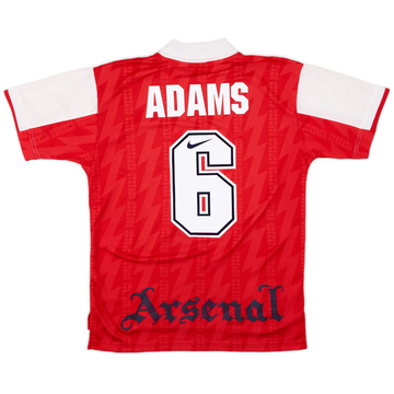 1992-94 Arsenal Home Shirt Adams #6 - 8/10 - (L/XL)