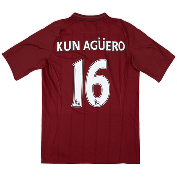 2015-16 Manchester City Third Shirt Kun Aguero #10 - 5/10