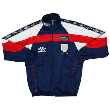 【珍品 98/99 Umbro England FACUP トレーニングシャツ】 1998/99 ENGLAND Vintage Umbro Football Training Shirt (M