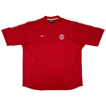 2002-03 Manchester United Nike Training Shirt - 9/10 - (XL)