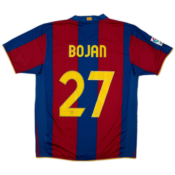 2007-08 Barcelona Home Shirt Bojan #27 - 5/10 - (L)