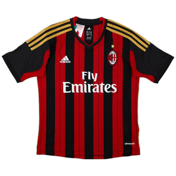 2014-15 AC Milan Home S/S No.10 Honda Player Issue ADIZERO SERIE A ACM 本田圭佑